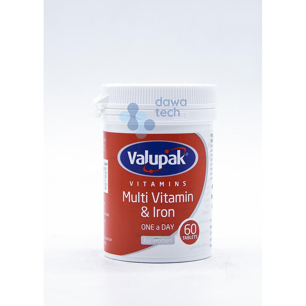 V/MULTIVITAMIN+IRON/60TAB