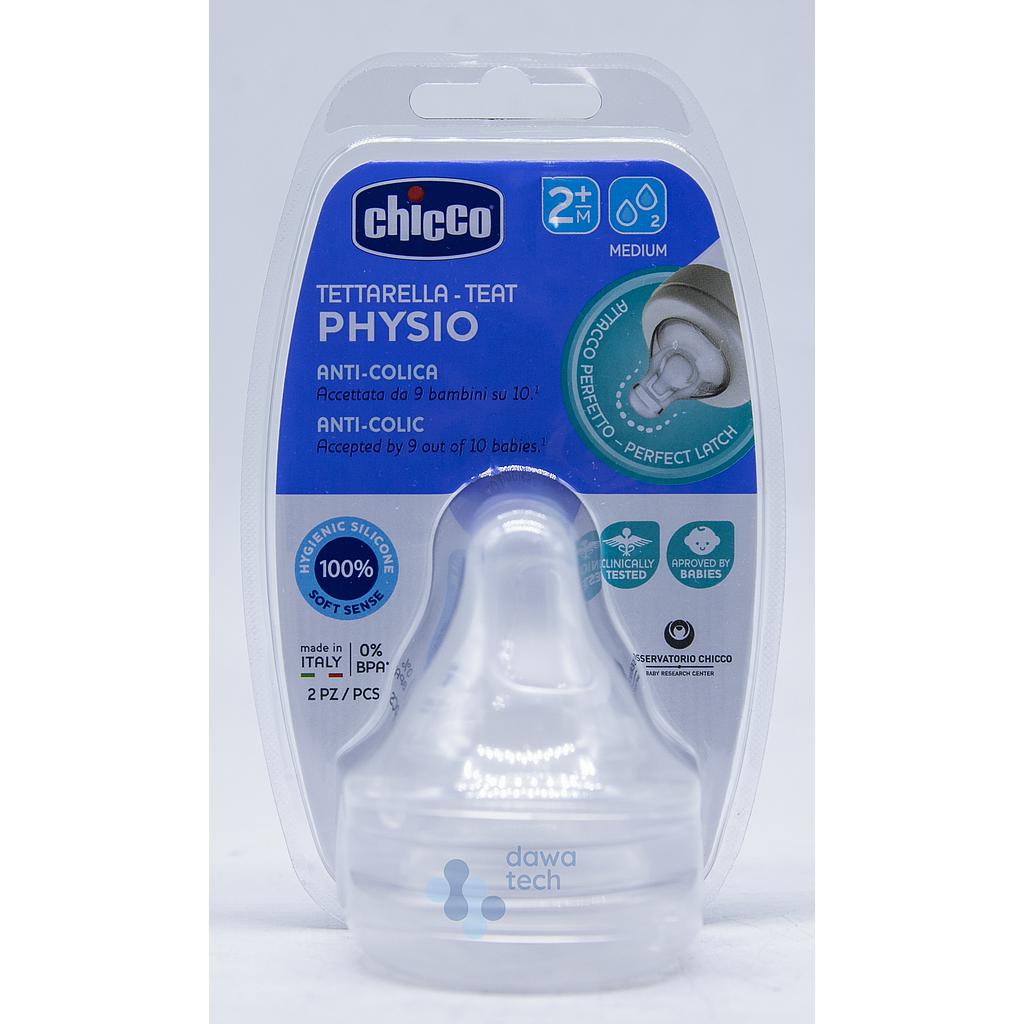CH/Perfect5 Teat PH.Medium SIL. 2m+ 2pcحلمة رضاعة