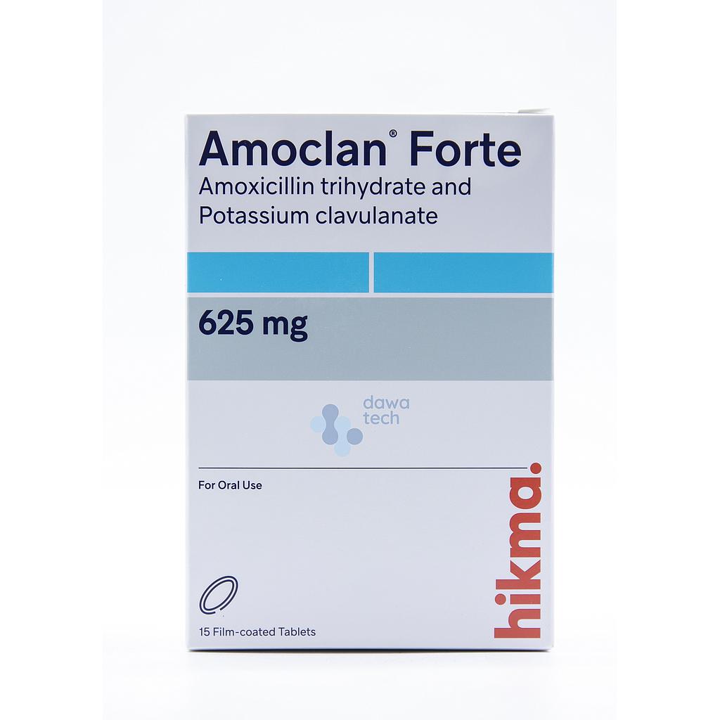 Amoclan Fort 625mg 15 Tab
