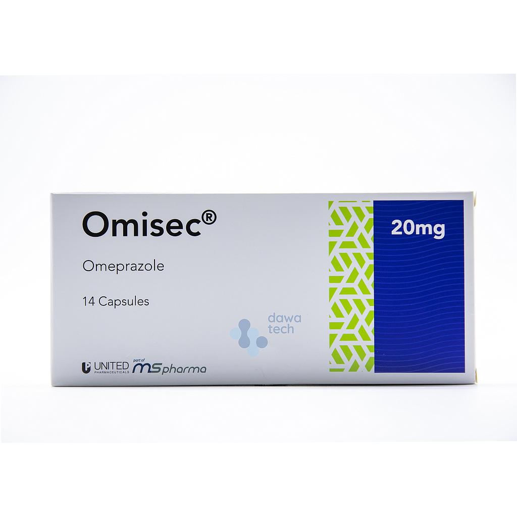OMISEC 20MG CAPS 14