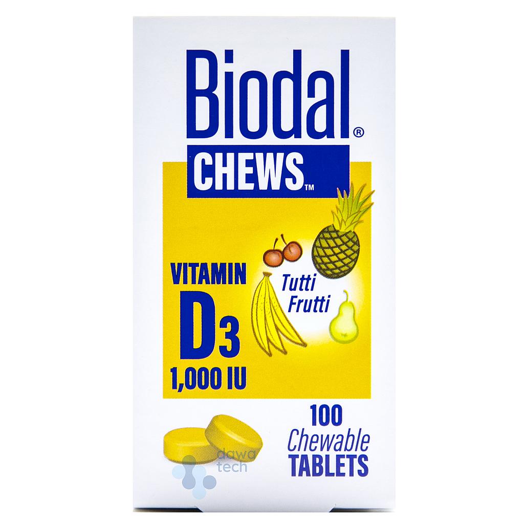 BIODAL 1000 iu  CHEWBLE60TAB